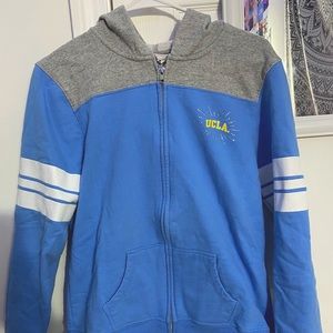 UCLA blue zip up hoodie